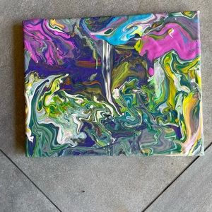 Pour painting